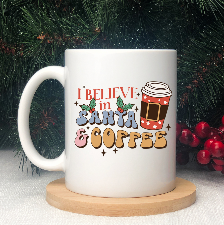 Santa and Coffee 15oz Mug