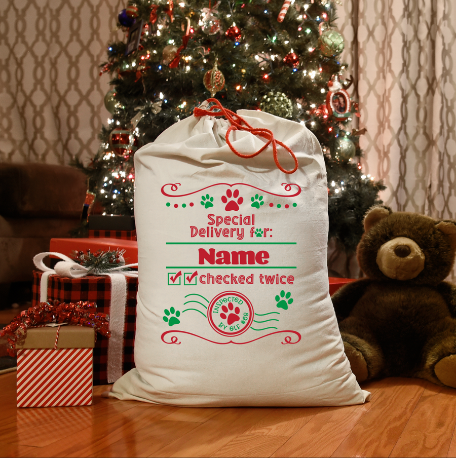 Pet Special Delivery Santa Sack