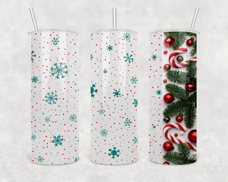 Tis The Season 20oz Skinny Tumbler