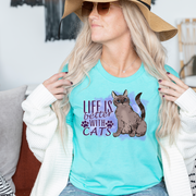 Life is Better With Cats Unisex T-shirt