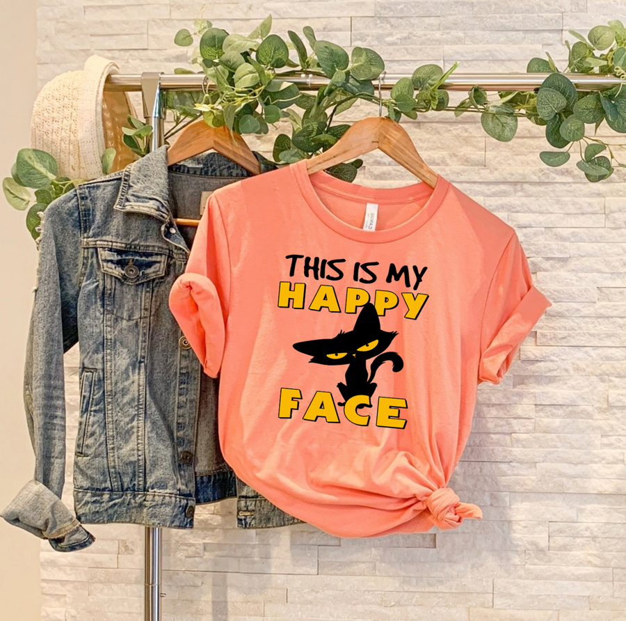 This Is My Happy Face Unisex T-shirt