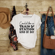 Train Station Kind of Day Unisex T-shirt