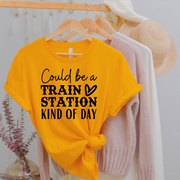 Train Station Kind of Day Unisex T-shirt