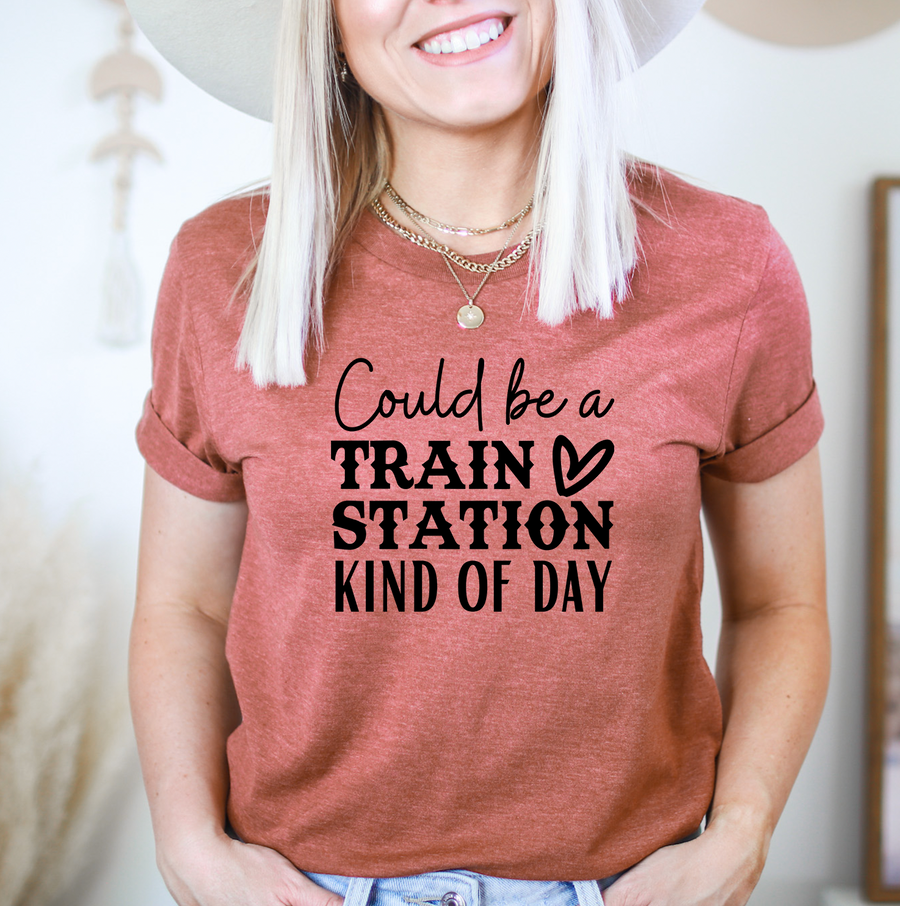 Train Station Kind of Day Unisex T-shirt