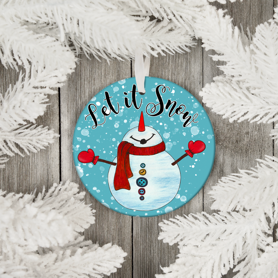Let It Snow - Holiday Ornament