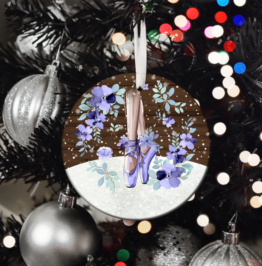Purple Ballerina - Holiday Ornament