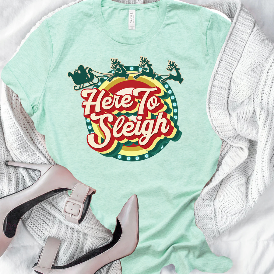 Here To Sleigh Shirt Unisex T-shirt