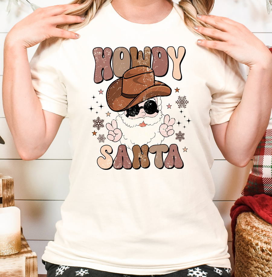 Howdy Santa Unisex T-shirt