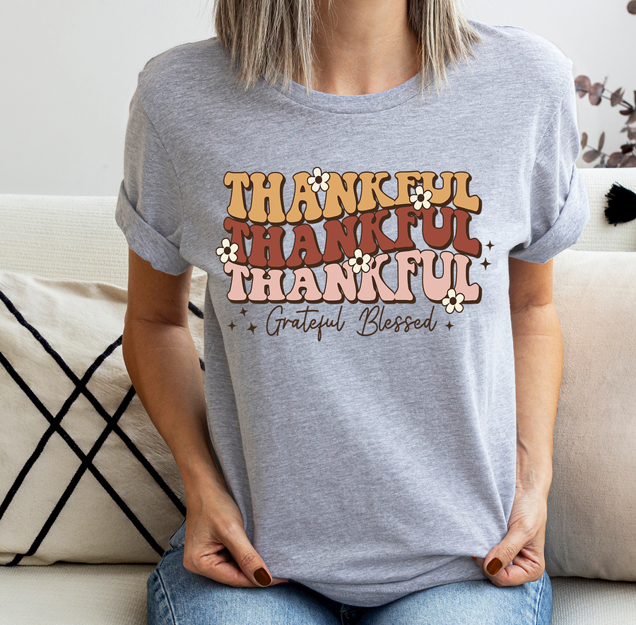 Thankful Grateful Blessed Unisex T-shirt