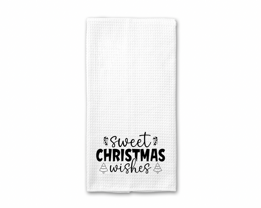 Sweet Christmas Wishes Kitchen Towel