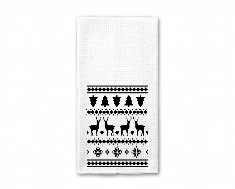 Ugly Sweater Kitchen Towel