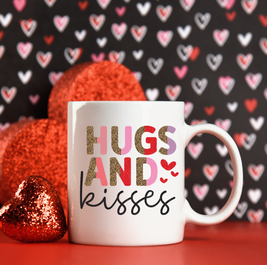 Hugs and Kisses 15oz Ceramic Mug