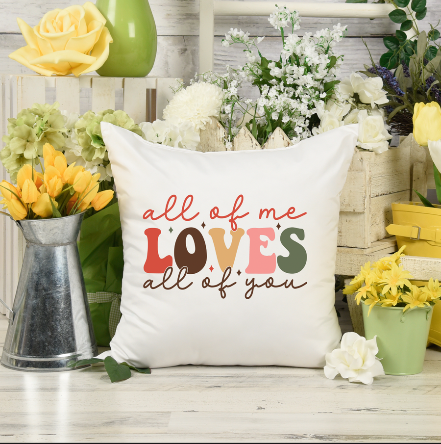 All Of My Loves All Of You Pillow Case