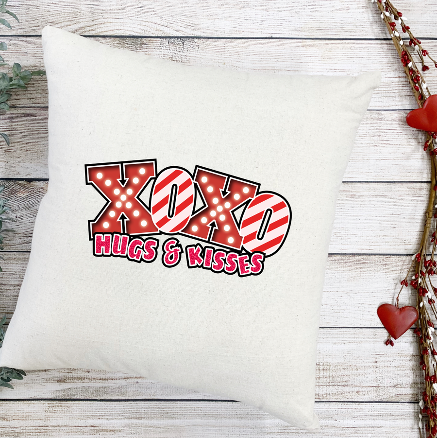 Hugs and Kisses Pillow Case
