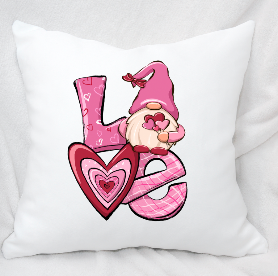 Love Valentine Gnomes Pillow Case