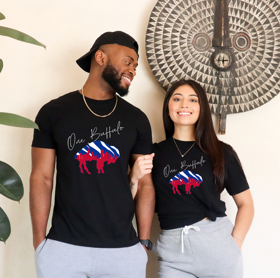 One Buffalo Zubaz Unisex T-shirt