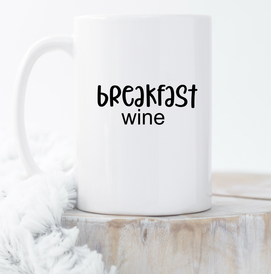 Breakfast Wine 15oz Mug