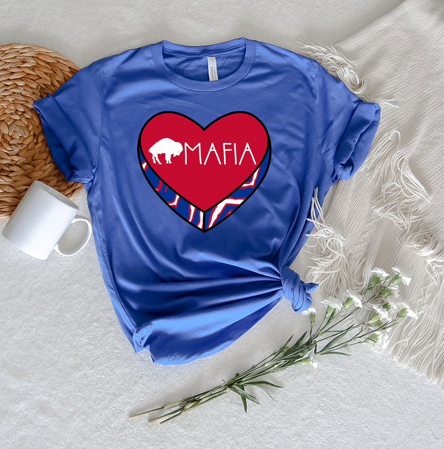 Buffalo Mafia Heart Unisex T-shirt