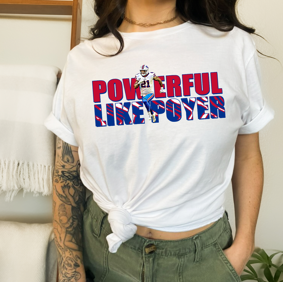Powerful Like Poyer Unisex T-shirt