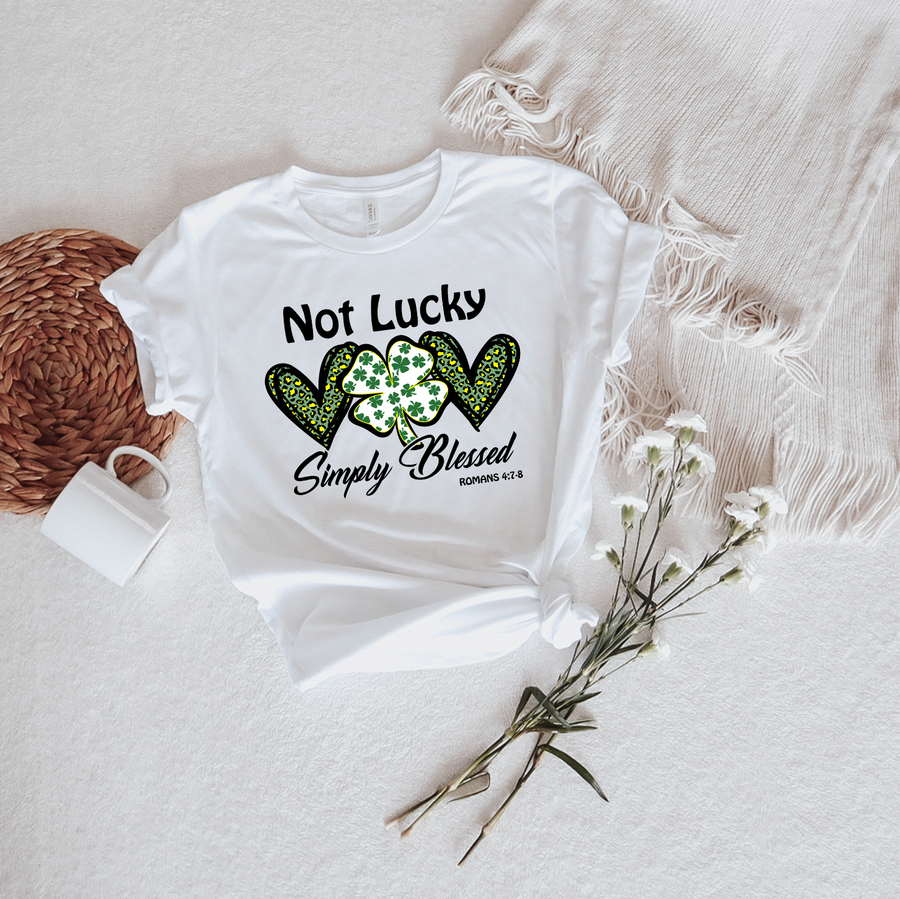 Not Lucky Simply Blessed Unisex T-shirt