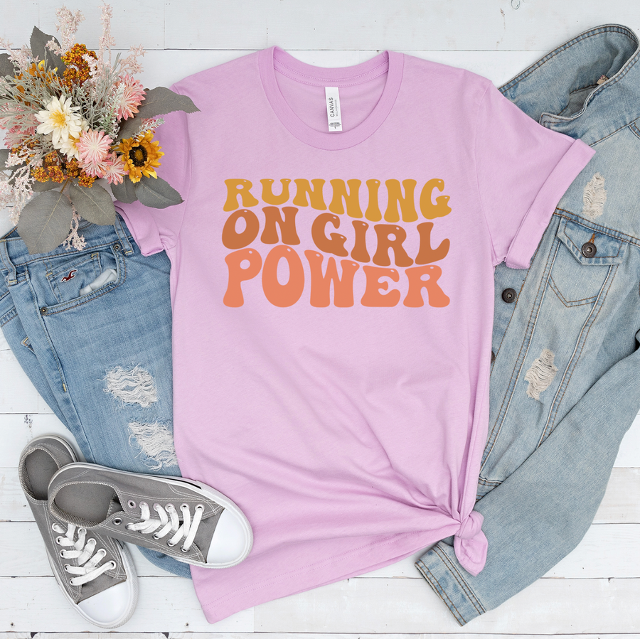 Running On Girl Power Unisex T-shirt