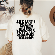 She's a 10 Country Girl - Left Pocket and Back Print- Unisex T-shirt