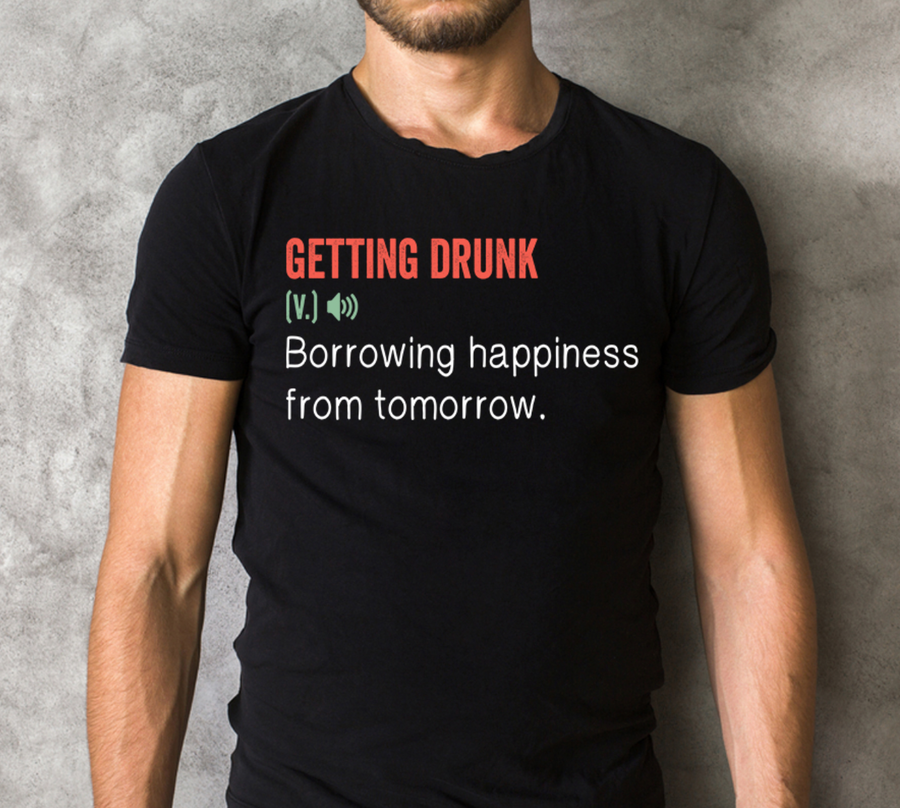 Getting Drunk Unisex T-shirt