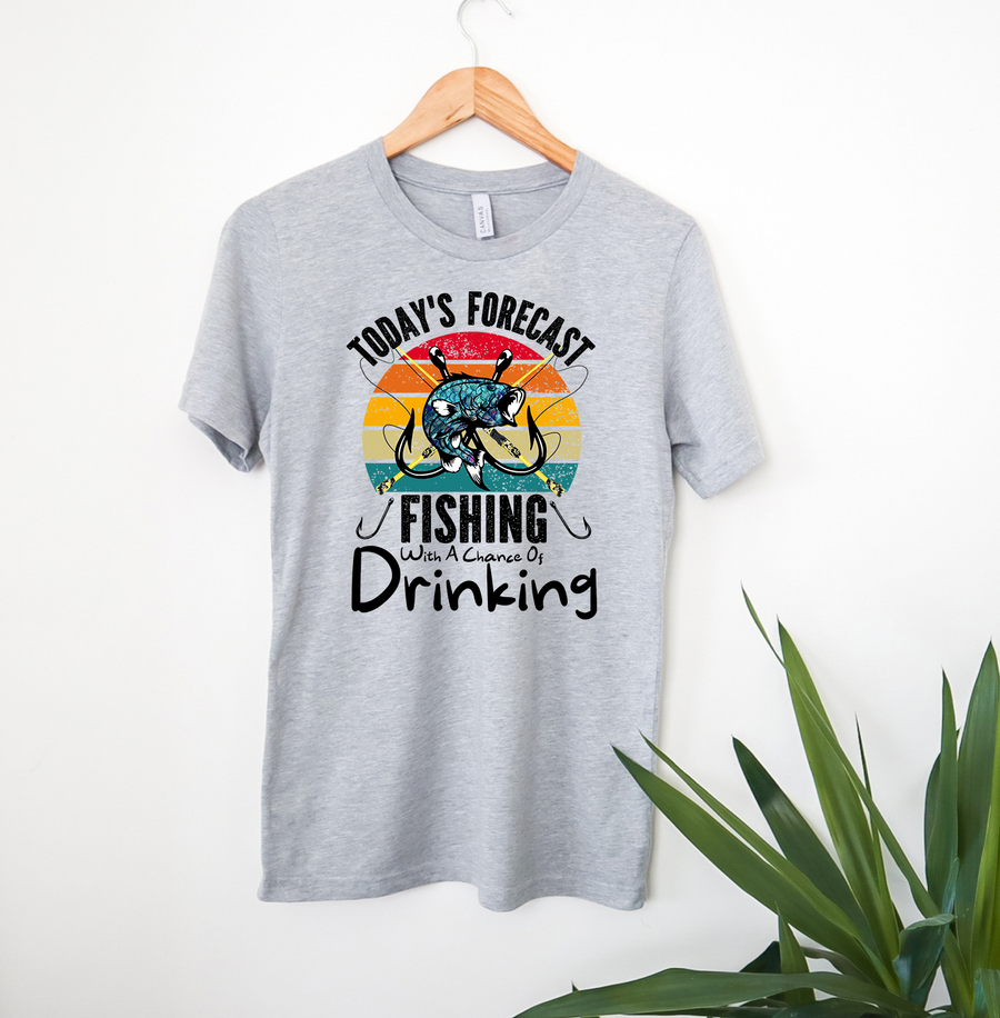 Fishing With a Chance of Drinking  Unisex T-shirt