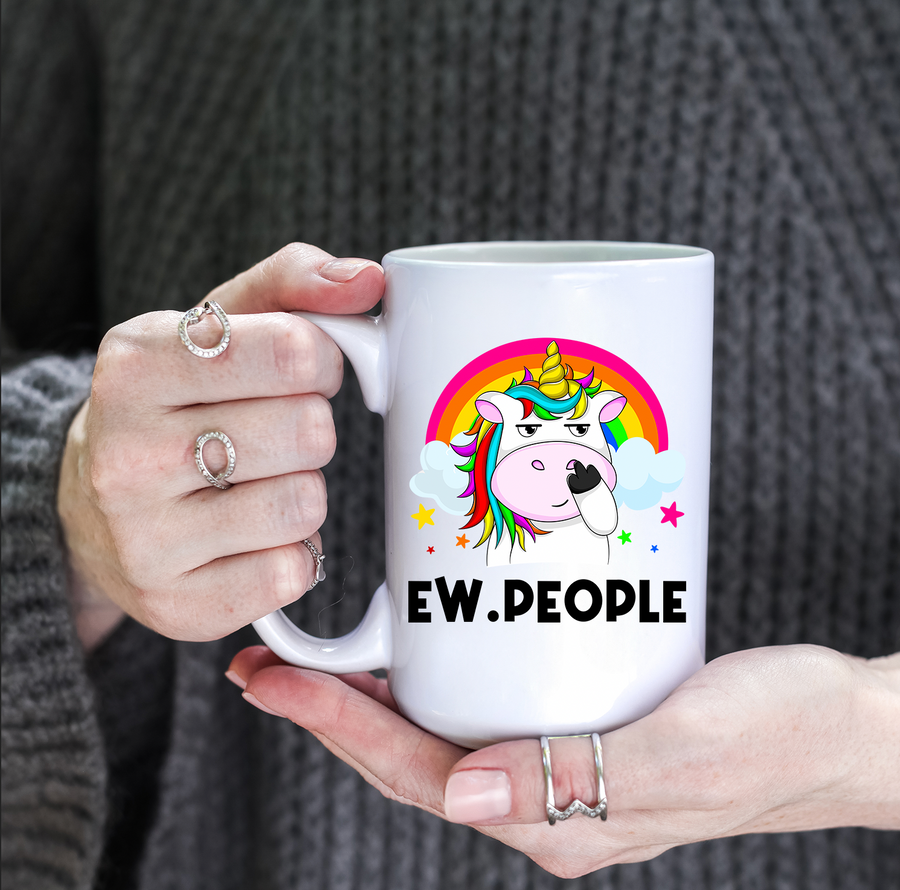 Ew People Unicorn 15oz Mug