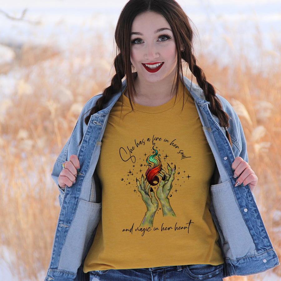 She Has Fire In Her Soul Unisex T-shirt