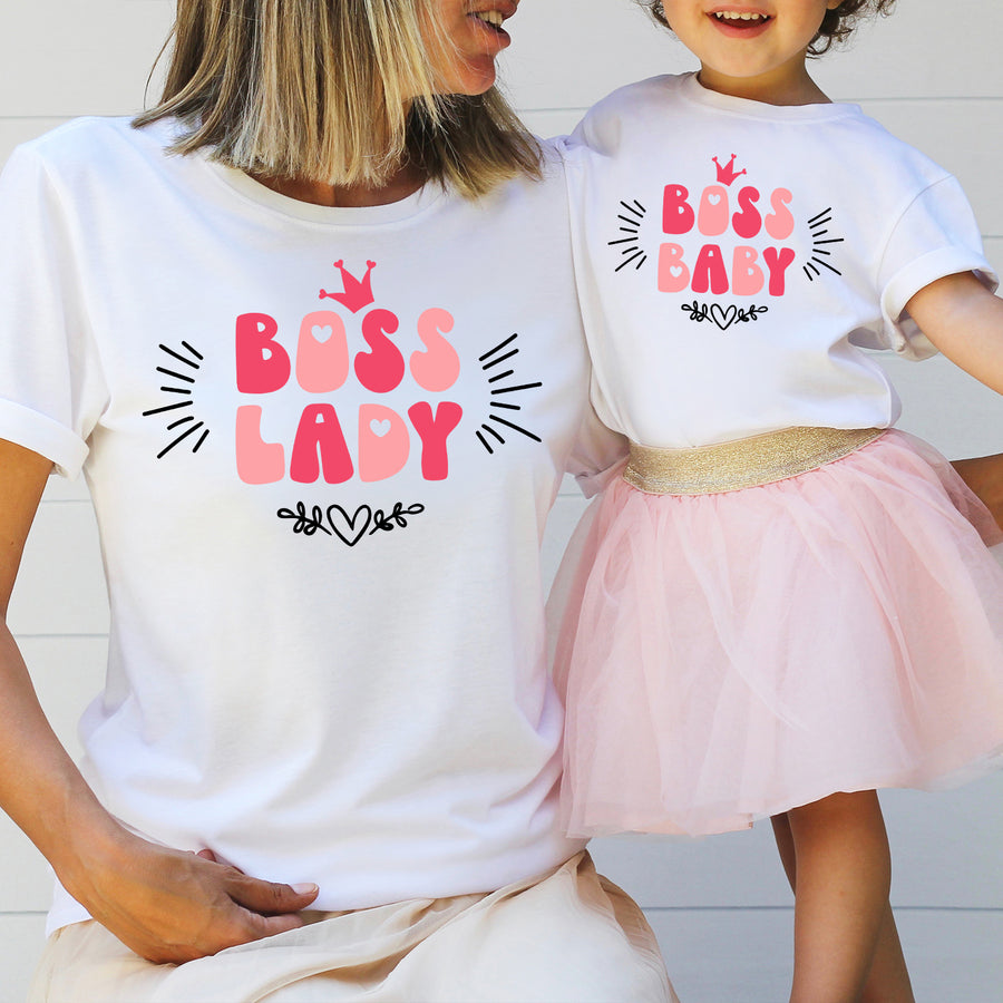 Boss Baby and Boss Lady T-shirt