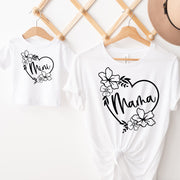 Tropical Mama and Mini T-shirt