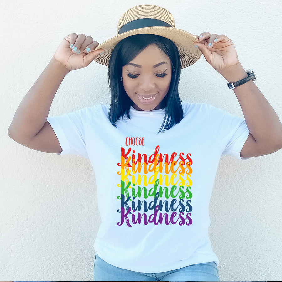 Rainbow Choose Kindness Unisex T-shirt