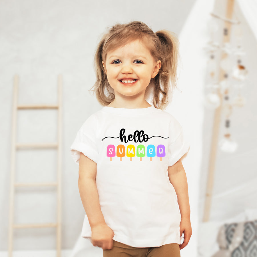 Hello Summer Popsicle Toddler T-shirt