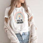 You Are Enough Rainbow T-shirt