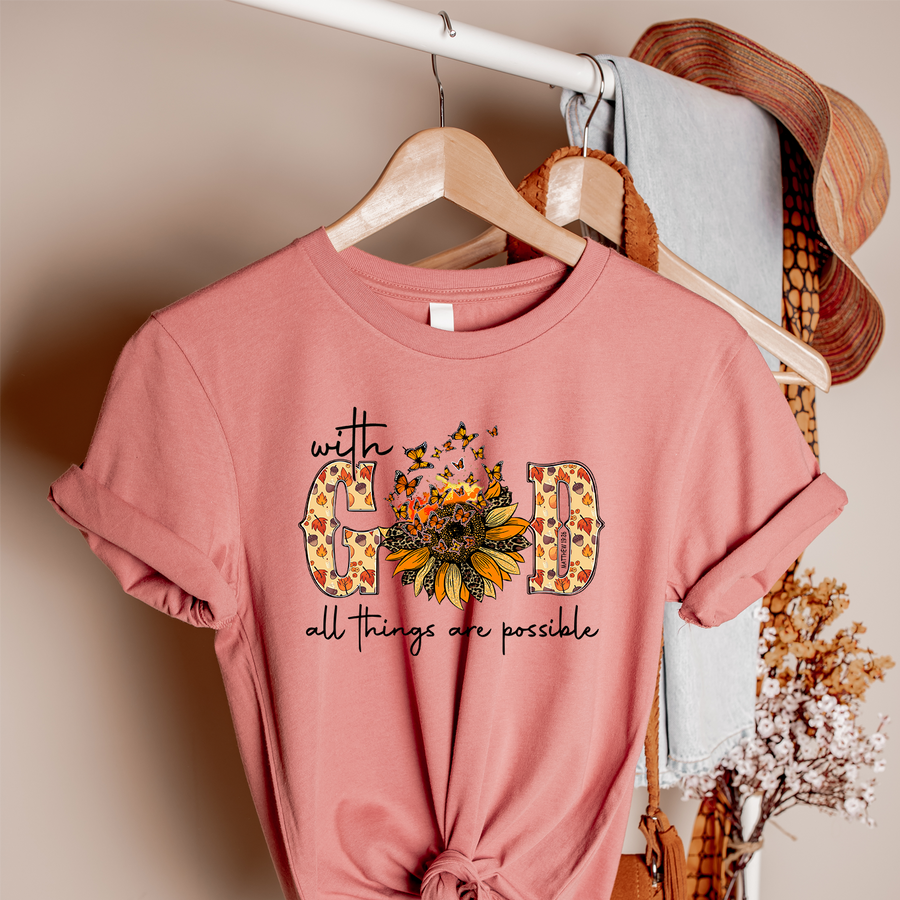 With God All Things Are Possible Unisex T-shirt