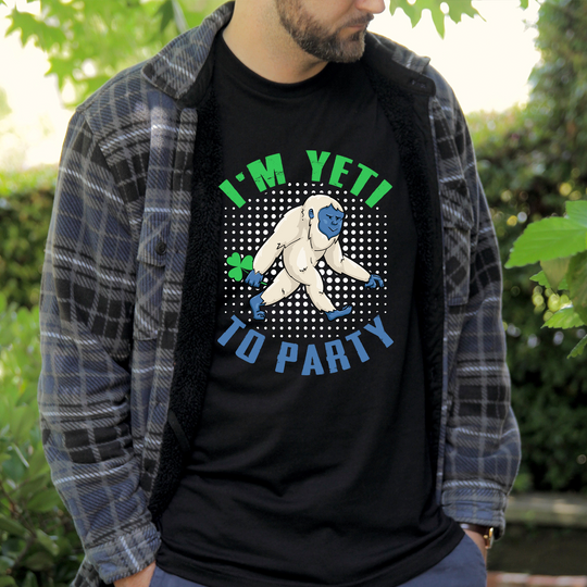 Yeti To Party Shamrock Unisex T-shirt