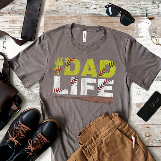 Softball and Baseball Dad Life Unisex T-shirt