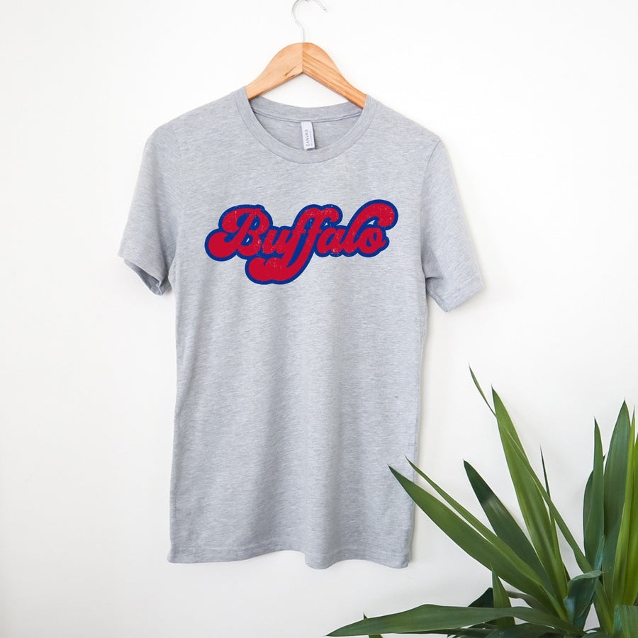 Retro Buffalo Distressed Unisex T-shirt