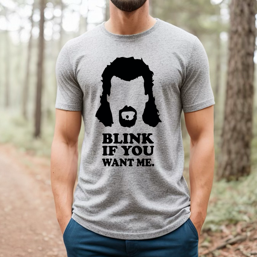 Blink If You Want Me Unisex T-shirt