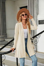 Long Sleeve Open Front Cardigan