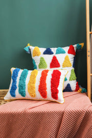 Rainbow Style Pillow Cover