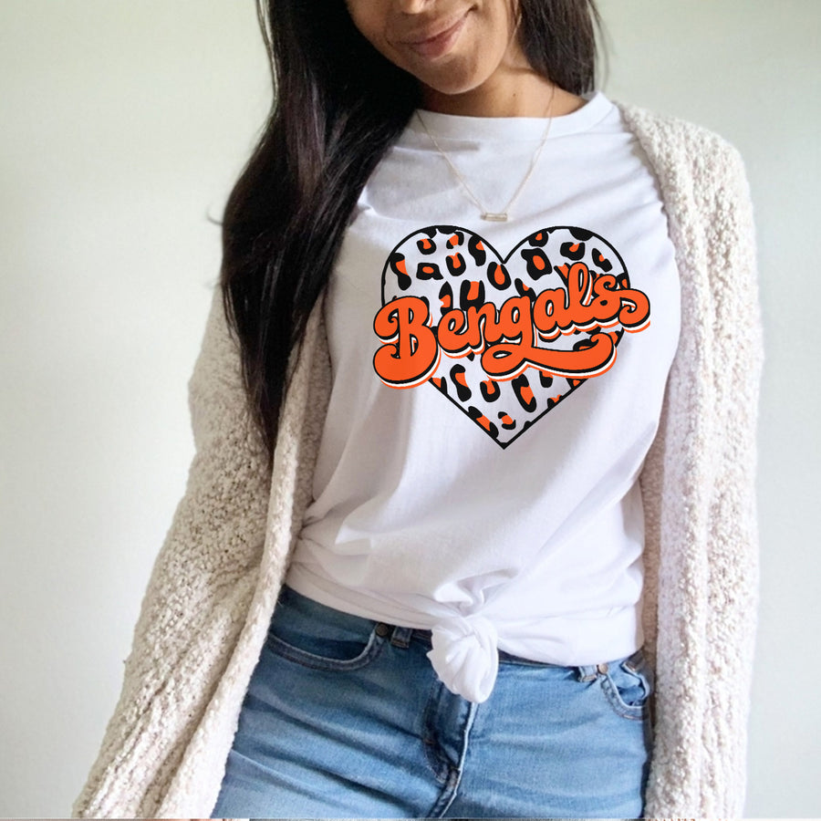 Bengals Heart Unisex T-shirt