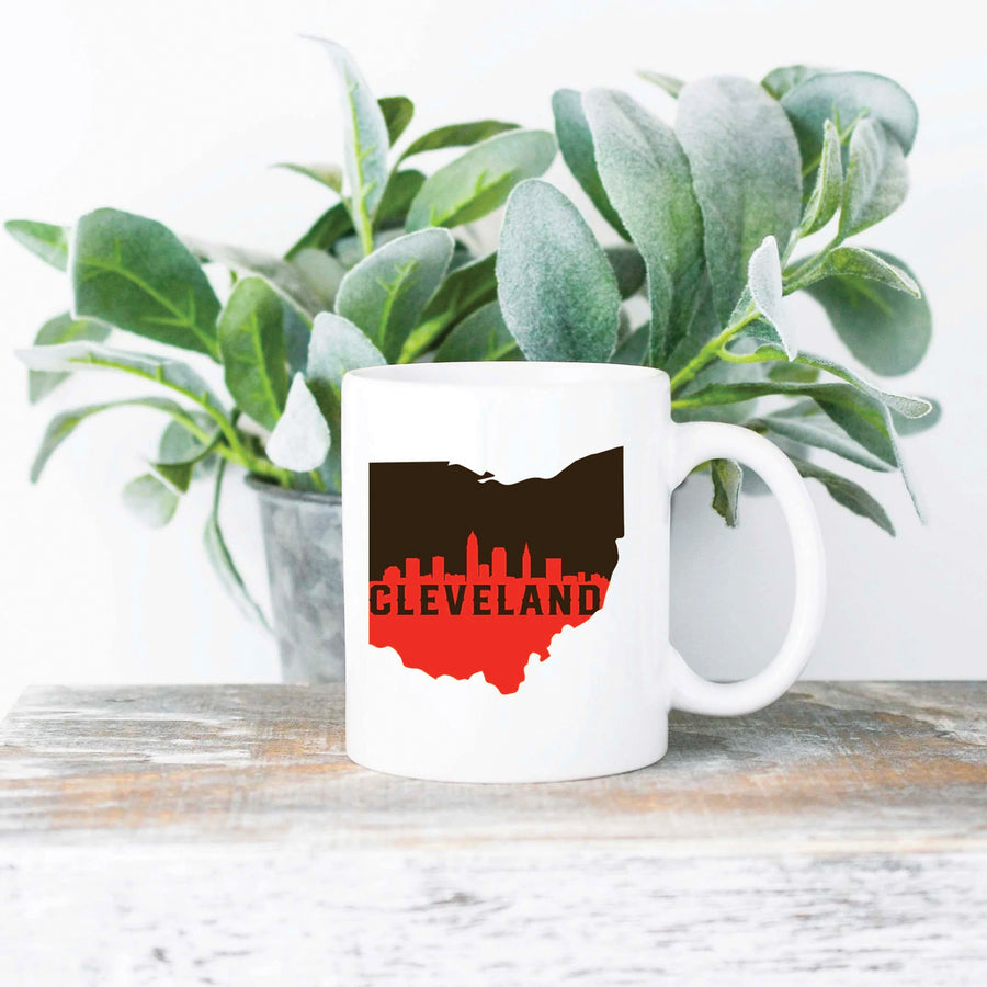 Cleveland Skyline 15oz Mug - Browns