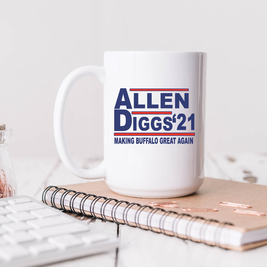 Allen Diggs 2021 Buffalo Bills 15oz Mug