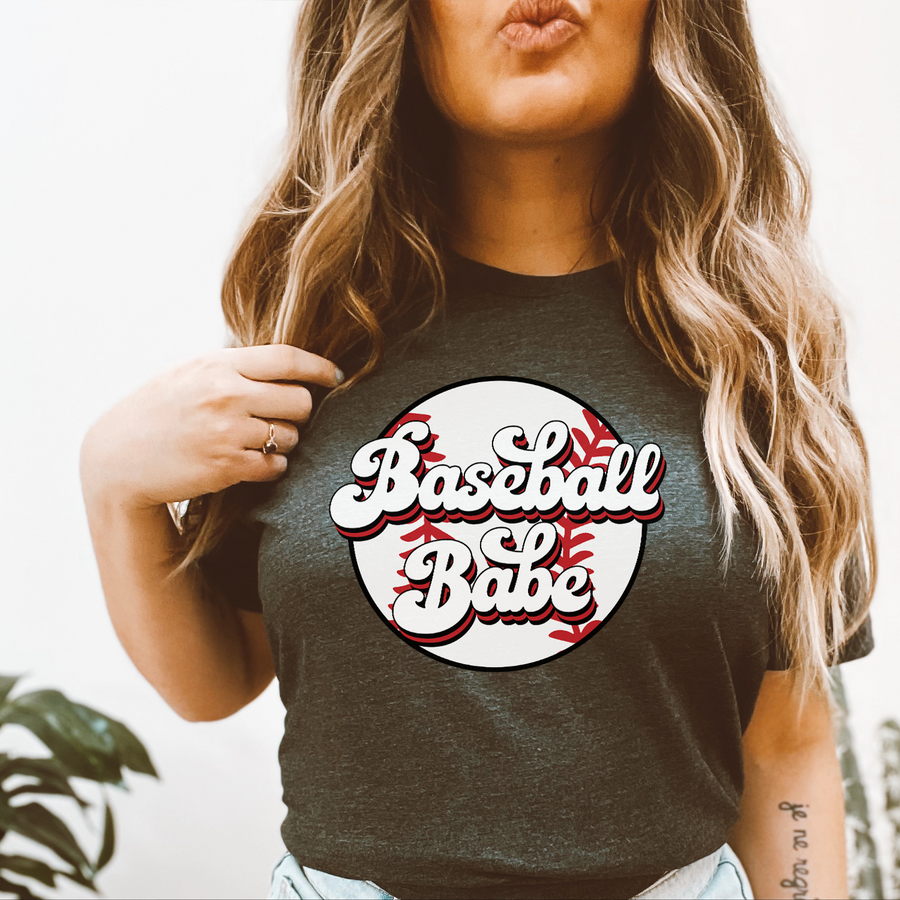 Retro Baseball Babe Unisex T-shirt