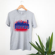 Buffalo Spray Painted Skyline Unisex T-shirt