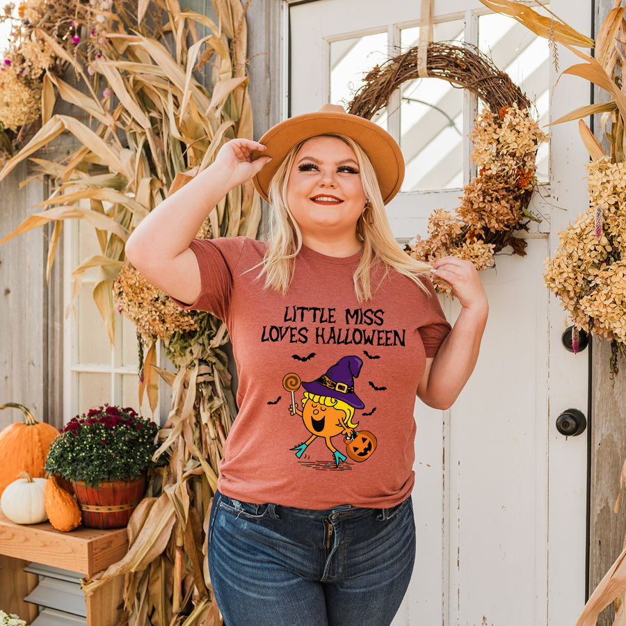 Little Miss Loves Halloween Unisex T-shirt