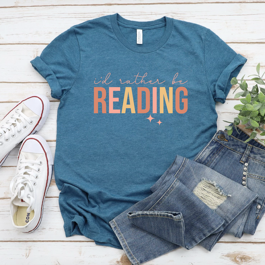 I'd Rather Be Reading Unisex T-shirt