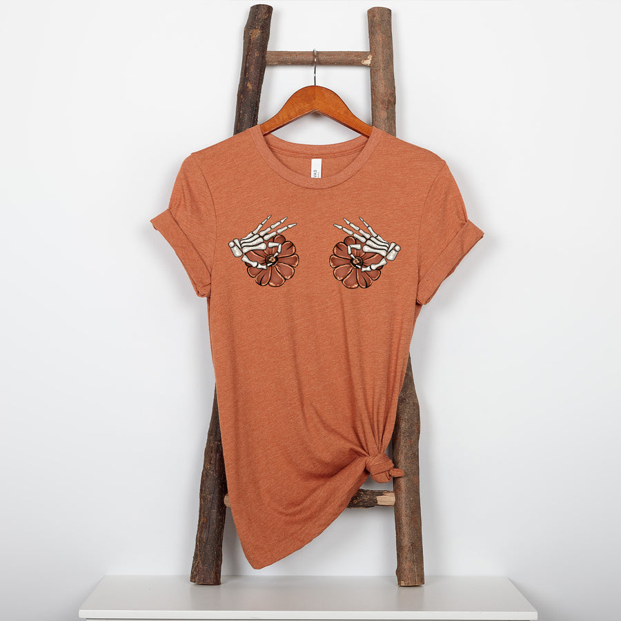 Pumpkin Boobies Unisex T-shirt